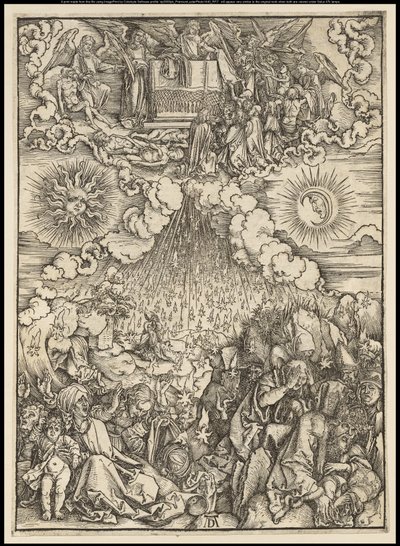 The Apocalypse: The Opening of the Fifth and Sixth Seal, 1497-98 av Albrecht Dürer