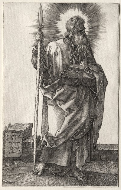 Apostelen Thomas av Albrecht Dürer