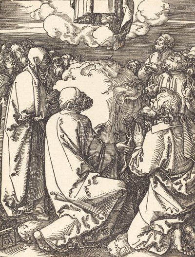 Himmelfarten, sannsynligvis ca. 15091510. av Albrecht Dürer