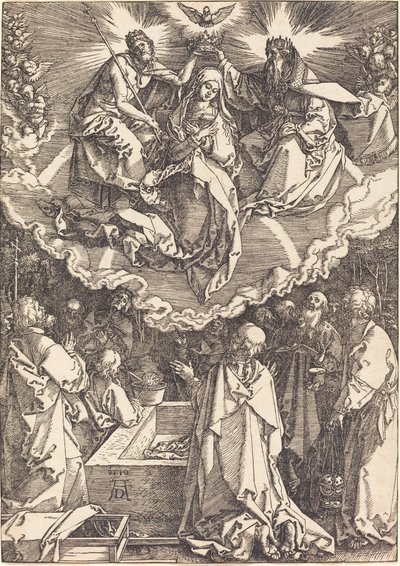 Jomfruens antagelse og kroning av Albrecht Dürer