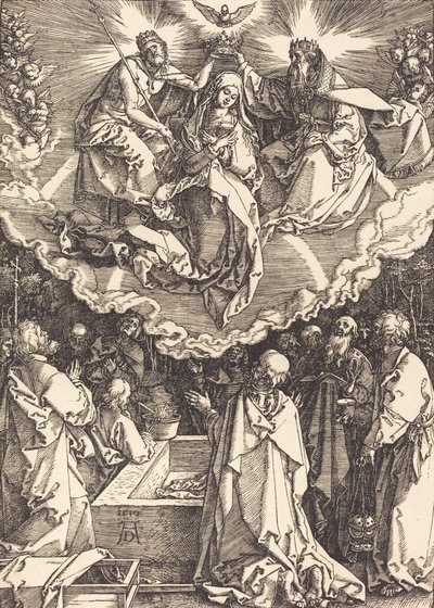 The Assumption and Coronation of the Virgin, 1510. av Albrecht Dürer