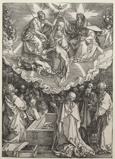 The Assumption and Coronation of the Virgin, 1510. av Albrecht Dürer