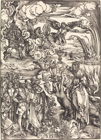 Den babylonske horen av Albrecht Dürer
