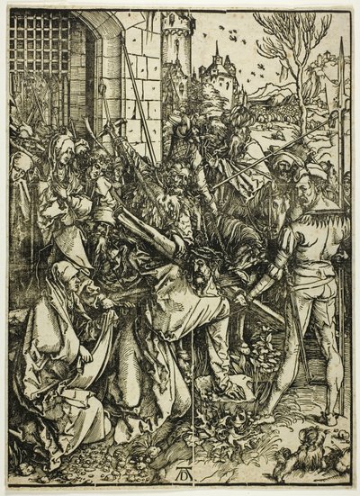 The Bearing of the Cross, fra The Large Passion av Albrecht Dürer