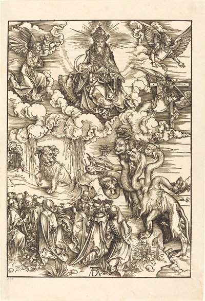 Udyret med to horn som et lam av Albrecht Dürer