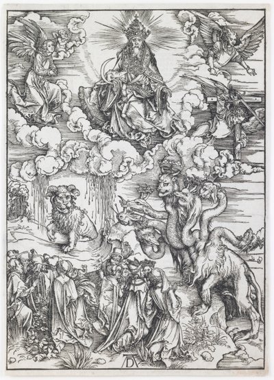 The Beast with Two Horns Like a Lamb, fra serien «The Apocalypse» av Albrecht Dürer