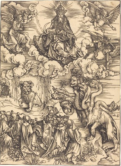 Udyret med to horn som et lam av Albrecht Dürer
