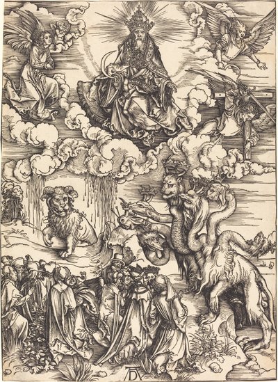 Udyret med to horn som et lam av Albrecht Dürer