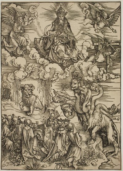 Udyret med to horn som et lam av Albrecht Dürer