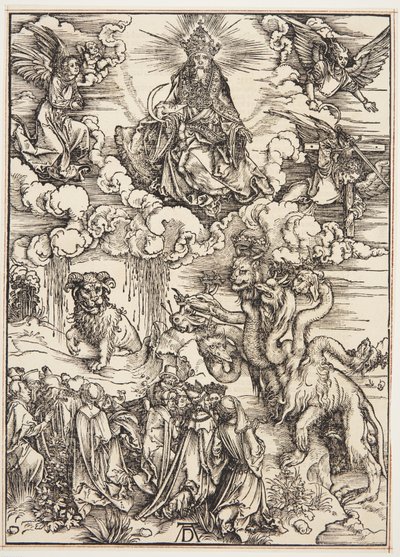Udyret med to horn som et lam av Albrecht Dürer
