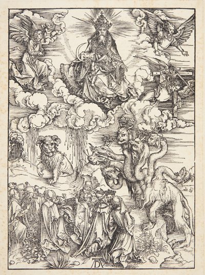 Udyret med to horn som et lam av Albrecht Dürer