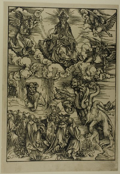 The Beast with Two Horns like a Lamb, fra The Apocalypse av Albrecht Dürer