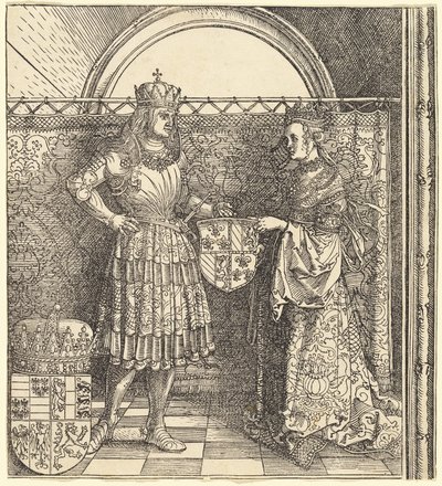 Forlovelsen til Maximilian med Maria av Burgund av Albrecht Dürer