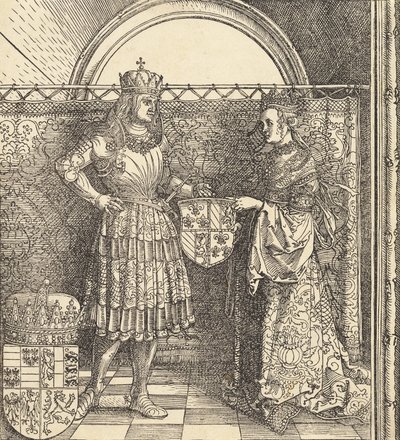 Forlovelsen til Maximilian med Maria av Burgund, 1511. av Albrecht Dürer