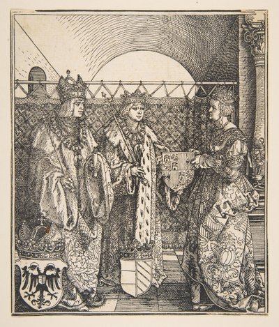 Forlovelsen til Philip og Joanna.n.d. av Albrecht Dürer