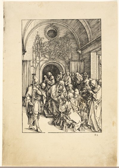 Kristi omskjæring, fra Jomfruens liv av Albrecht Dürer