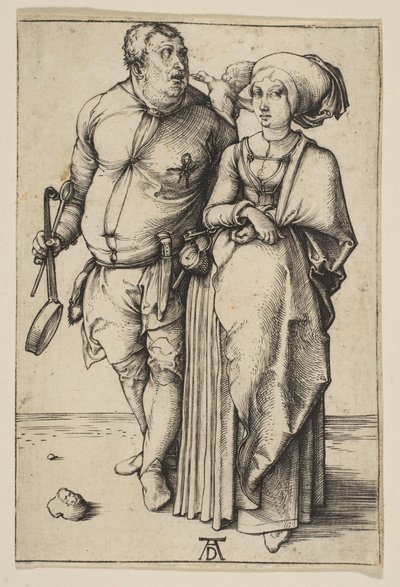 Kokken og hans kone, ca. 1496. av Albrecht Dürer