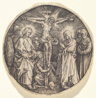 Korsfestelsen kalte Maximilians sverdpommel, ca. 1518. av Albrecht Dürer