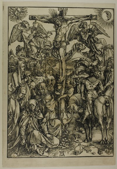 Korsfestelsen, fra Den store lidenskapen av Albrecht Dürer