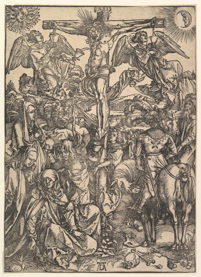 The Crucifixion, fra The Large Passion, ca. 1498. av Albrecht Dürer