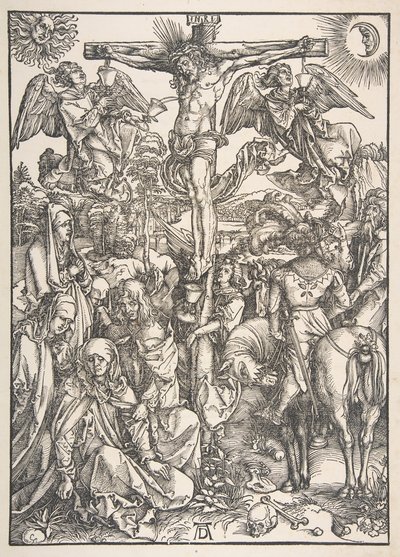 Korsfestelsen, fra The Large Passion.n.d. av Albrecht Dürer