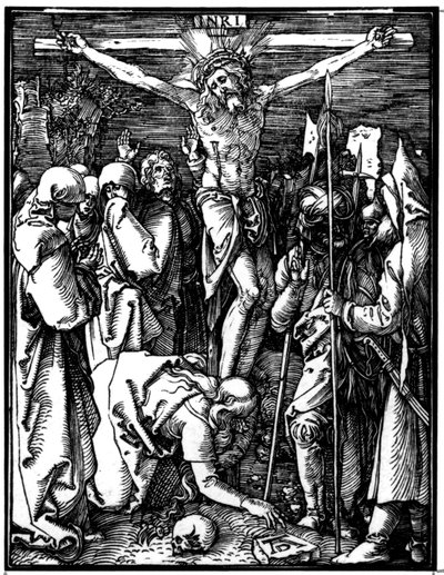 Korsfestelsen, fra Den lille lidenskapen, ca. 1509-11 av Albrecht Dürer
