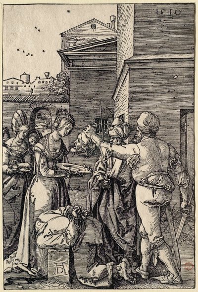 Halshoggingen av den hellige Johannes Døperen av Albrecht Dürer