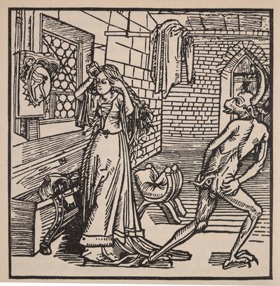 The Demon of Vanity and the Coquette, illustrasjon fra 