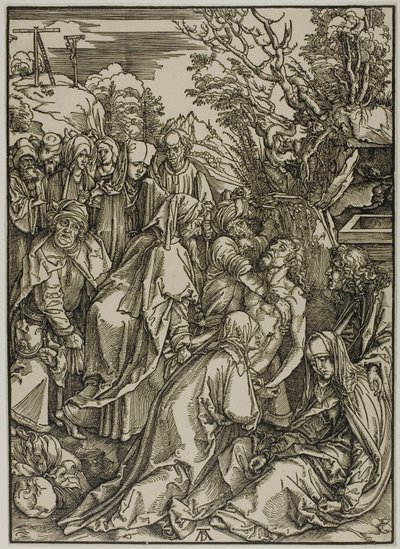 The Deposition, fra The Large Passion av Albrecht Dürer