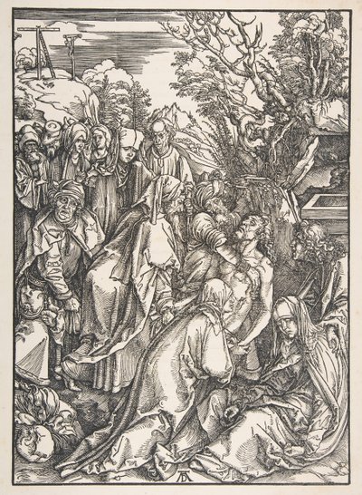 The Deposition of Christ, fra The Large Passion.n.d. av Albrecht Dürer