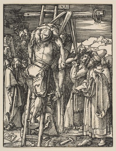Nedstigningen fra korset, fra Den lille lidenskapen, ca. 1509. av Albrecht Dürer