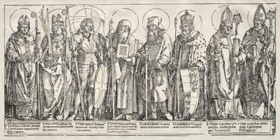 De åtte hellige i Østerrike, ca. 1515. av Albrecht Dürer
