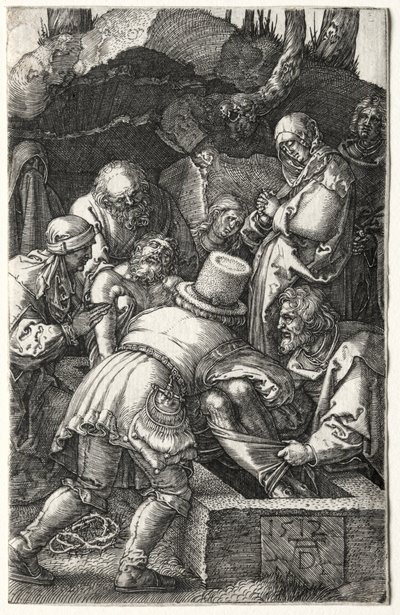 Gravleggingen, 1512. av Albrecht Dürer