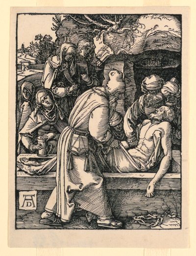 The Entombment, fra The Little Passion-serien av Albrecht Dürer