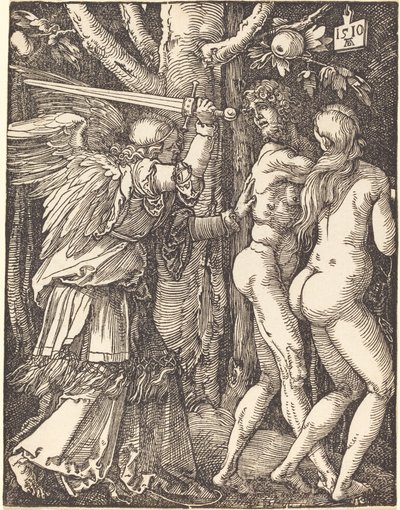 Utvisningen fra paradis av Albrecht Dürer
