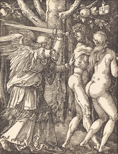 Utvisningen fra paradis, 1510. av Albrecht Dürer