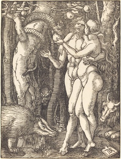 Menneskets fall av Albrecht Dürer