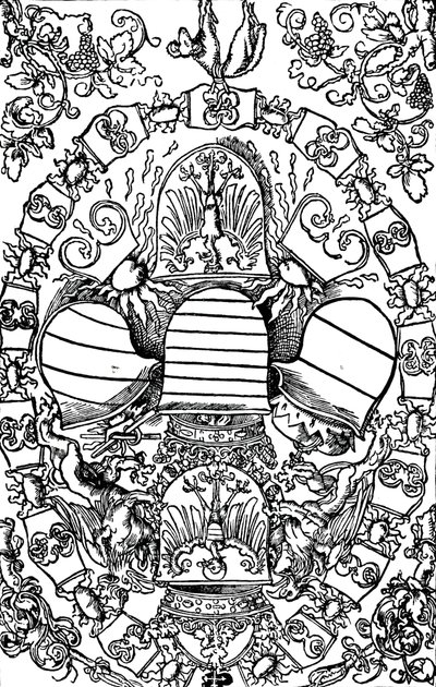 De fem keiserlige våpenskjoldene, 1515 1906 av Albrecht Dürer