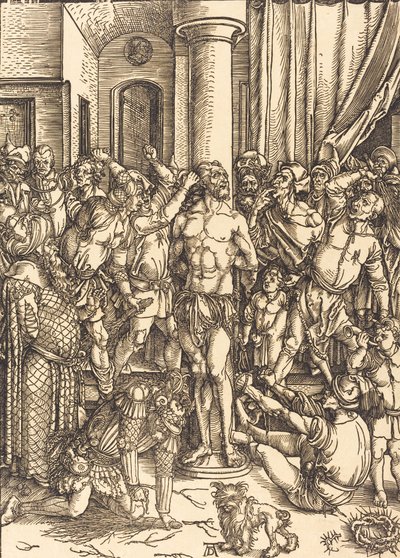 Flageleringen, ca. 1497. av Albrecht Dürer