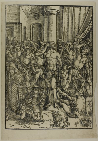 The Flagelation, fra The Large Passion av Albrecht Dürer