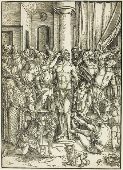 The Flagelation, fra The Large Passion av Albrecht Dürer
