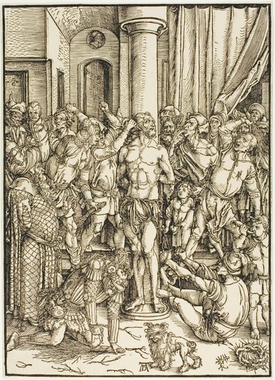 The Flagelation, fra The Large Passion av Albrecht Dürer