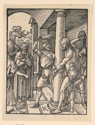 The Flagellation, fra The Little Passion-serien av Albrecht Dürer