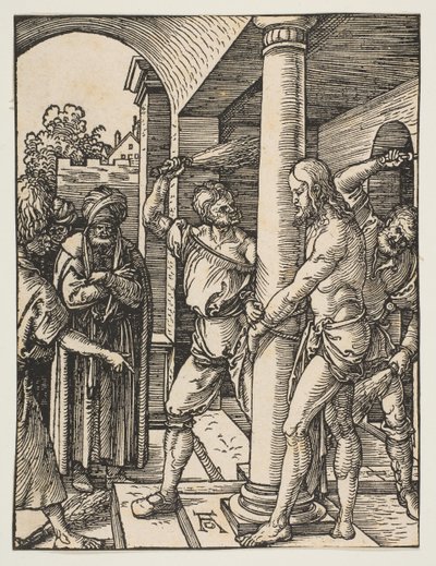 The Flagelation, fra The Small Passion, ca. 1509. av Albrecht Dürer
