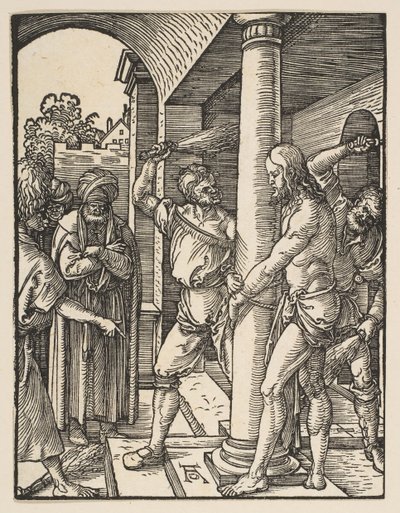 The Flagelation, fra The Small Passion, ca. 1509. av Albrecht Dürer