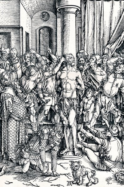 The Flagelation of Christ, 1498 1906 av Albrecht Dürer
