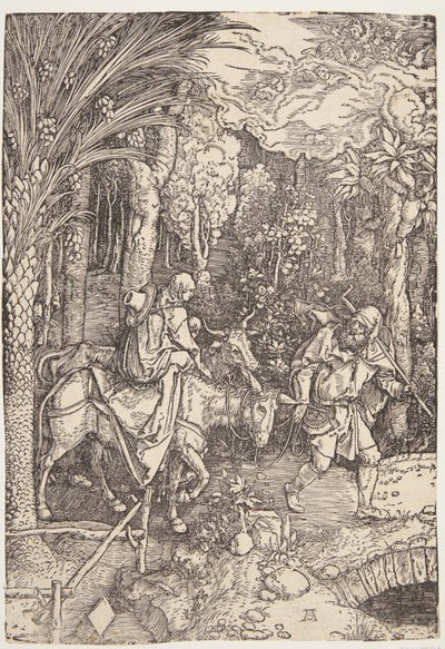 Flykten til Egypt av Albrecht Dürer
