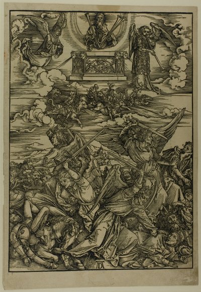 The Four Avenging Angels of Euphrates, fra The Apocalypse av Albrecht Dürer