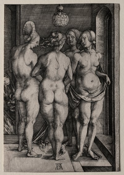 De fire heksene (fire nakne kvinner) av Albrecht Dürer