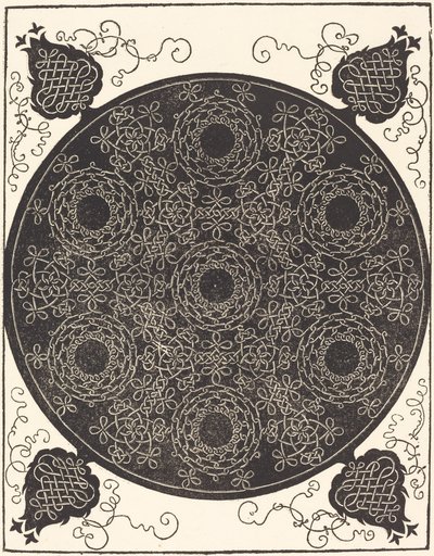 Den fjerde knuten (som kombinerer syv sirkulære grupper av knuter med svarte sentre) av Albrecht Dürer